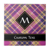 Carreau Tartan rose, or et bleu (Devant)