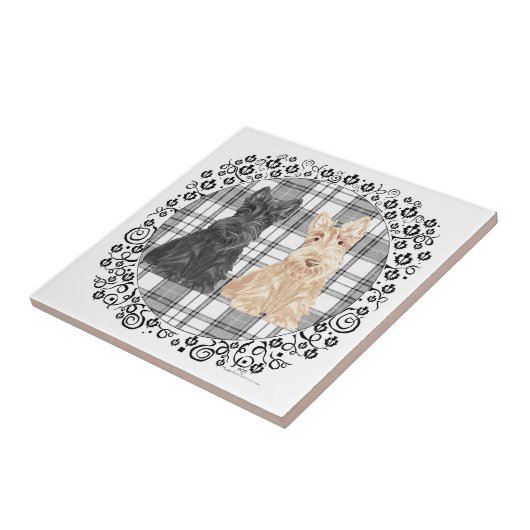 Carreau Tartan Scotties (Côté)