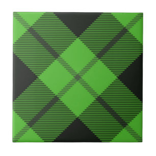 Carreau Tartan vert Check