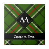 Carreau Tarte verte, noire, rouge et blanche (Devant)