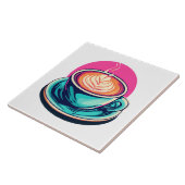 Carreau Tasse de café cappuccino (Côté)