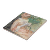 Carreau Tasse de thé de Mary Cassatt, impressionnisme Vint (Côté)