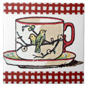 Carreau Tasses de thé (Devant)