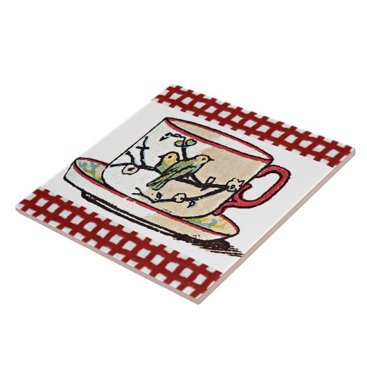 Carreau Tasses de thé (Côté)