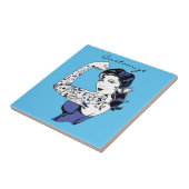 Carreau Tattoo Girl Arm Up Thunder_Cove (Côté)