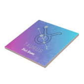 Carreau Taurus Zodiac Star Sign Watercolor Horoscope (Côté)