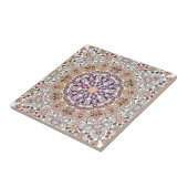 Carreau Tazhib décoré de l'art persan, l'envoie persane (Côté)