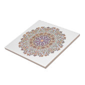 Carreau Tazhib décoré de l'art persan, l'envoie persane (Côté)