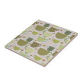 Carreau Teacup moderne du milieu du siècle Pastel (Côté)