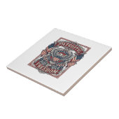 Carreau Tee-shirt graphique vectoriel de défilé de comté p (Côté)
