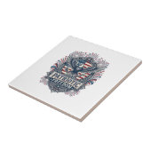 Carreau Tee-shirt graphique vectoriel du Festival de feux (Côté)