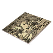 Carreau Teintées de Tan Chuchotements de Couleur — Édition (Côté)