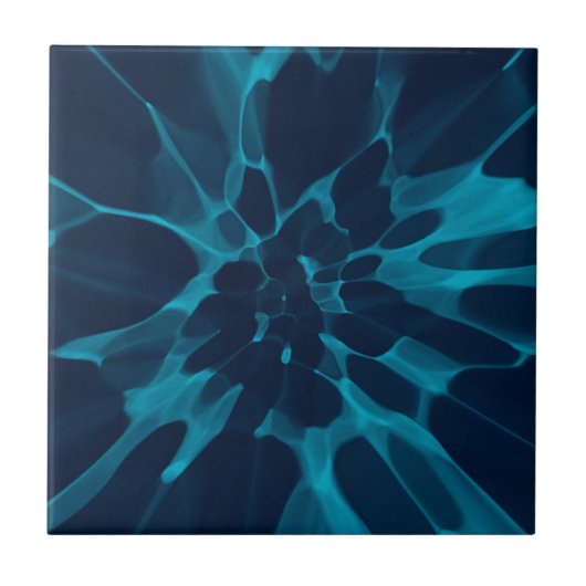 Carreau Teinture Cravate bleue (Devant)