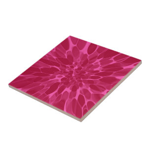 Carreau Teinture Cravate rose