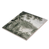 Carreau Télécarte de Humphrey Repton, gravée par Thoma (Côté)