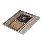 Carreau Téléphone antique rotatif payant rude (Côté)