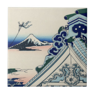 Carreau Temple d'Asakusa Honganji dans la capitale