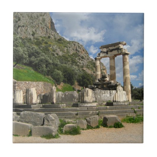 Carreau Temple d'Athena Pronaea (Devant)