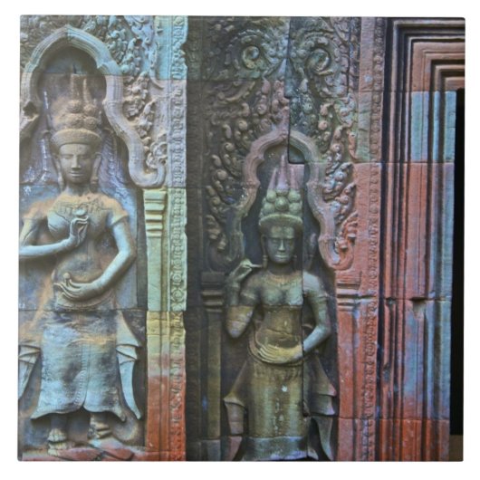 Carreau Temple de Ta Prohm, province de Siem Reap, Cambodg (Devant)