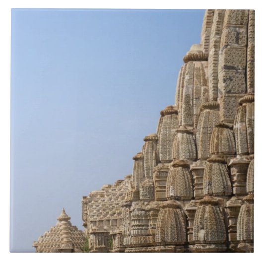Carreau Temple Jain au fort de Chittorgarh, Inde (Devant)