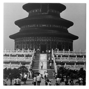 Carreau Temple Pekin de la Chine vintage du ciel