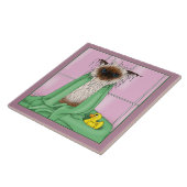 Carreau Temps de bain Siamese Chat (Côté)