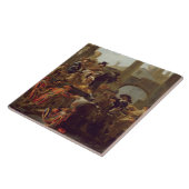 Carreau Temps de carnaval à Rome, 1653 (huile sur la (Côté)