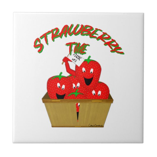 Carreau Temps de la fraise ! (Devant)