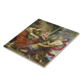 Carreau Temps surmonté par la jeunesse et la beauté (Côté)