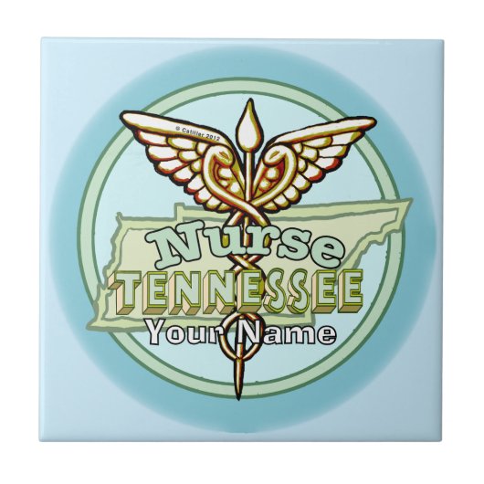 Carreau Tennessee Nurse Caduceus (Devant)