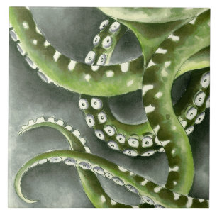 Carreau Tentacles gris vert