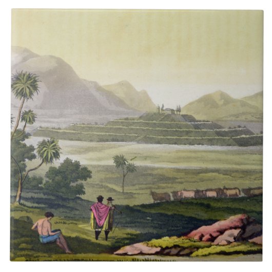 Carreau Teocalli, le grand temple chez Tenochtitlan, (Devant)