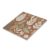 Carreau Terracotta Fleur sauvage Rustic Boho Décor Printem (Côté)