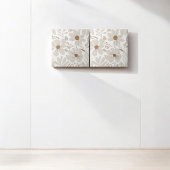 Carreau Terracotta Fleur sauvage Rustic Boho Décor Printem