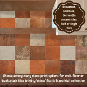 Carreau Terracotta red simple rustic