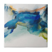 Carreau Terrain Abstrait - Bleu (Devant)