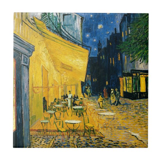 Carreau Terrasse de café de Vincent van Gogh |, Place du (Devant)