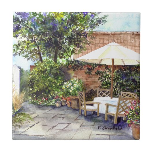 Carreau Terrasse du Manor House, York (Devant)