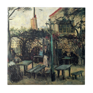 Carreau Terrasse d'un Café, Montmartre par Vincent van Gog