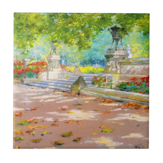 Carreau Terrasse vintage, Prospect Park (1887) dessin (Devant)