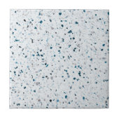 Carreau Terrazzo Elégant Turquoise bleu vert blanc gris ré (Devant)