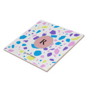 Carreau TERRAZZO MONOGRAM FAMILLE NOM CUSTOM Carrelage en (Côté)