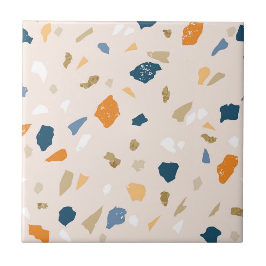 Carreau Terrazzo tuile motif (Devant)