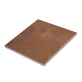 Carreau Terre cuite rouge simple rustique (Côté)