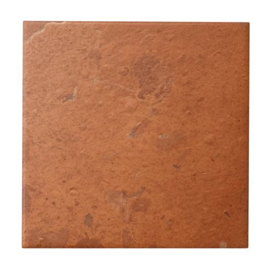 Carreau Terre cuite rouge simple rustique (Devant)