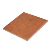 Carreau Terre cuite rouge simple rustique (Côté)