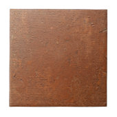 Carreau Terre cuite rouge simple rustique (Devant)