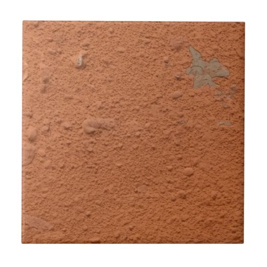 Carreau Terre cuite rouge simple rustique (Devant)