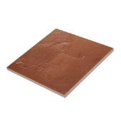 Carreau Terre cuite rouge simple rustique (Côté)