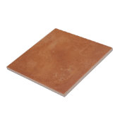 Carreau Terre cuite rouge simple rustique (Côté)